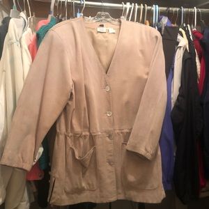 UK brand Madeleine suede drawstring jacket